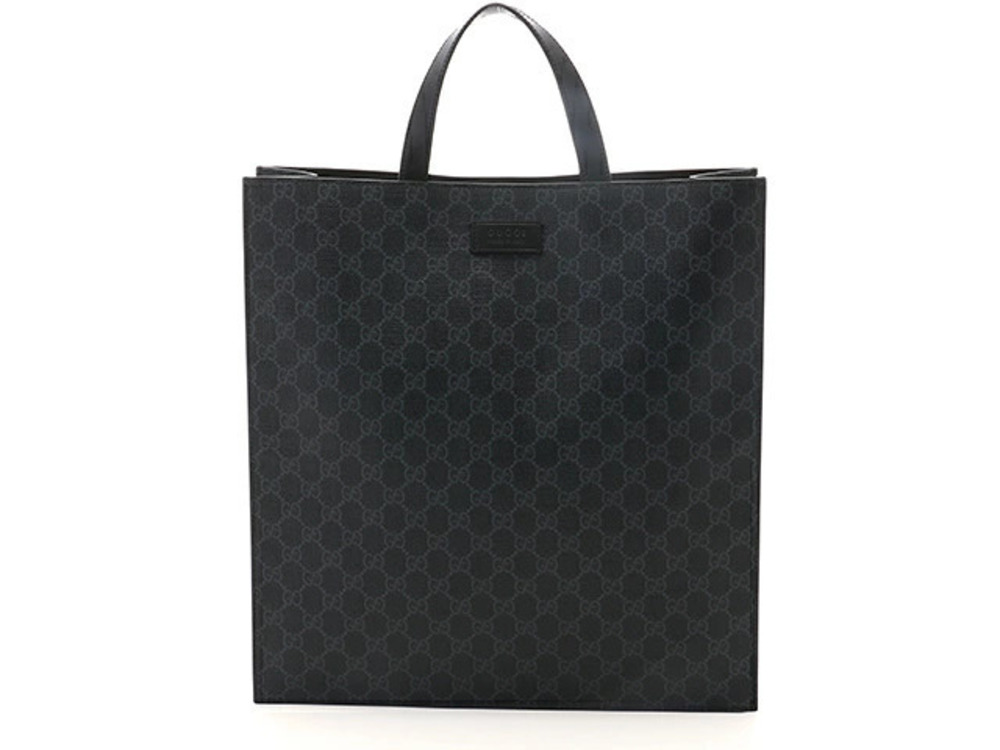 Gucci Shoulder Bag GG Supreme Canvas Calfskin